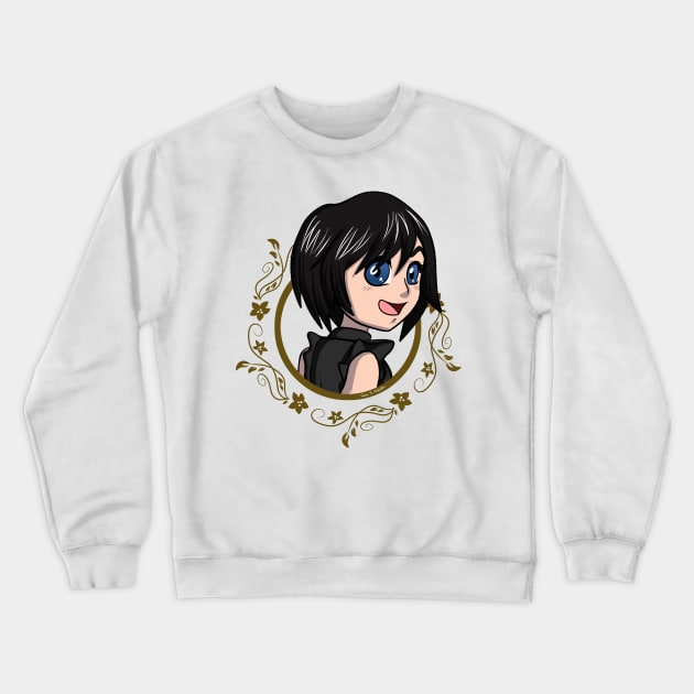 Xion Badge Crewneck Sweatshirt by SalwaSAlQattan